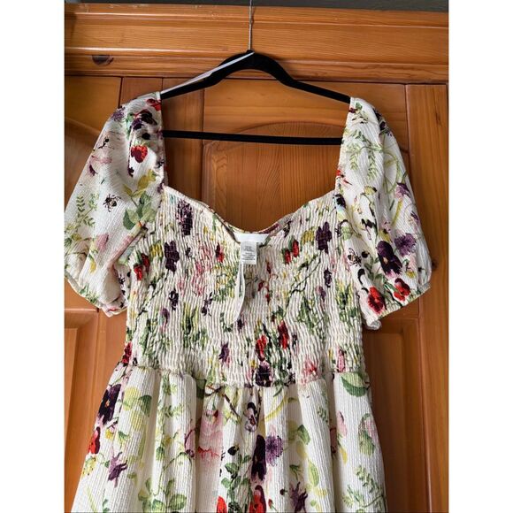 NWT H&M Puff-Skeeve Textured Jersey Dress SZ XXL - Picture 5 of 12